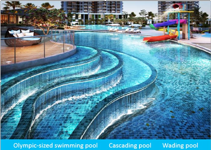 Elegant swimming pool Sky Condominium