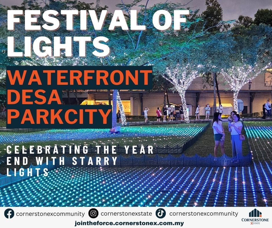 Come Celebrate the Year-End Festival of Lights at The Waterfront, Desa ParkCity