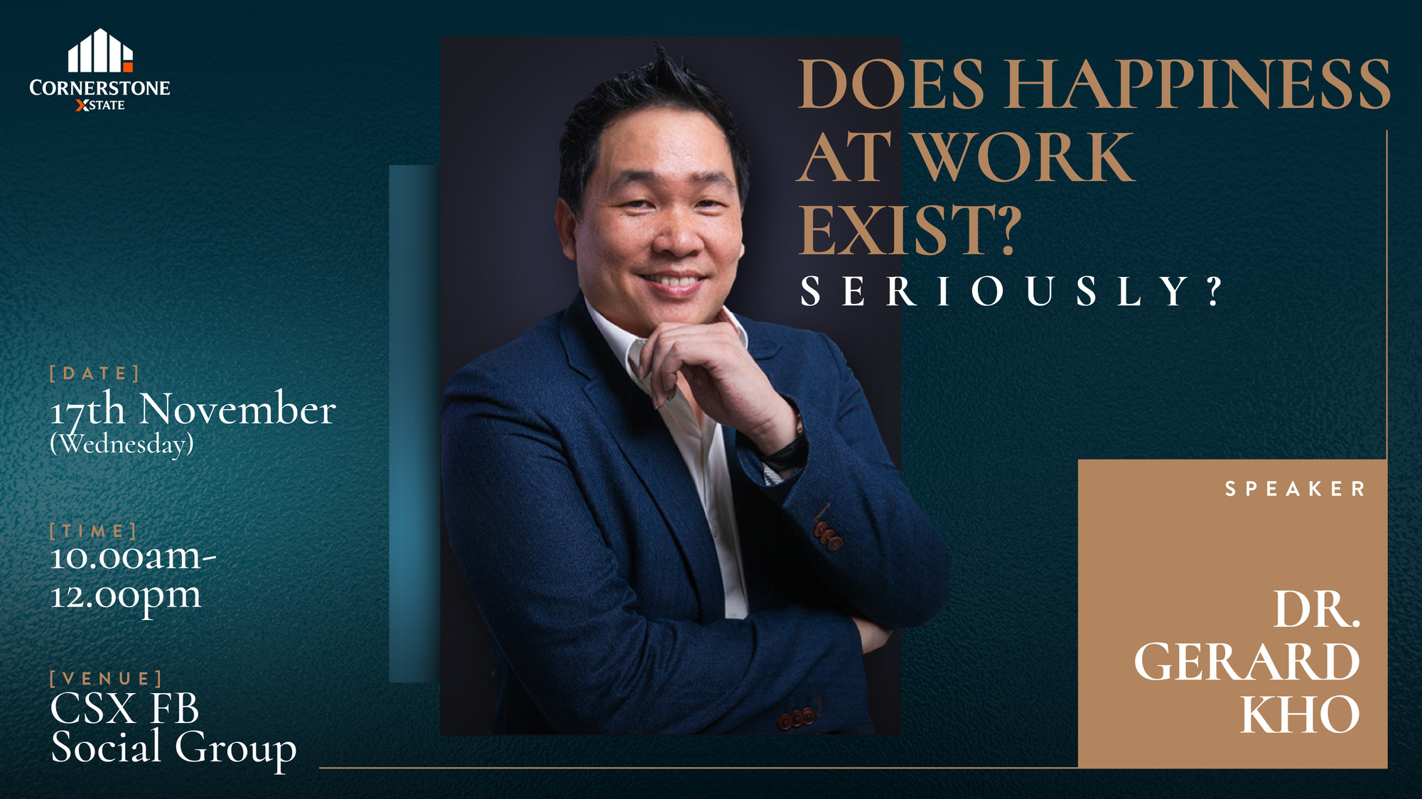 CSX LIVE BREAKTHROUGH MEETING ft DR. GERARD KHO@NOVEMBER 2021