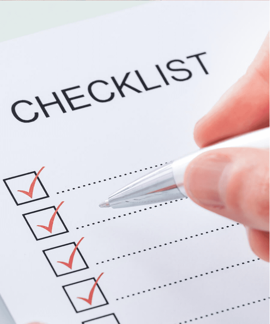 Prepare property checklist
