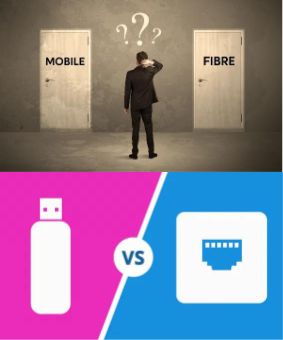 Fibre Broadband vs Mobile Broadband