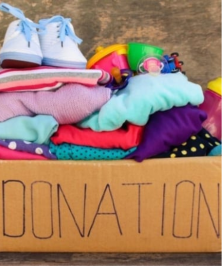 Donate second-hand clothes to charity