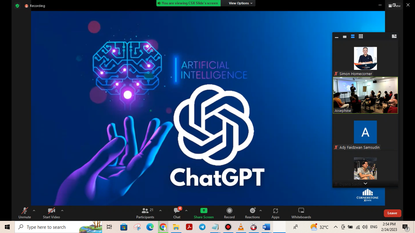 ChatGPT - An Emerging Trend in by MD Wong Yau Long