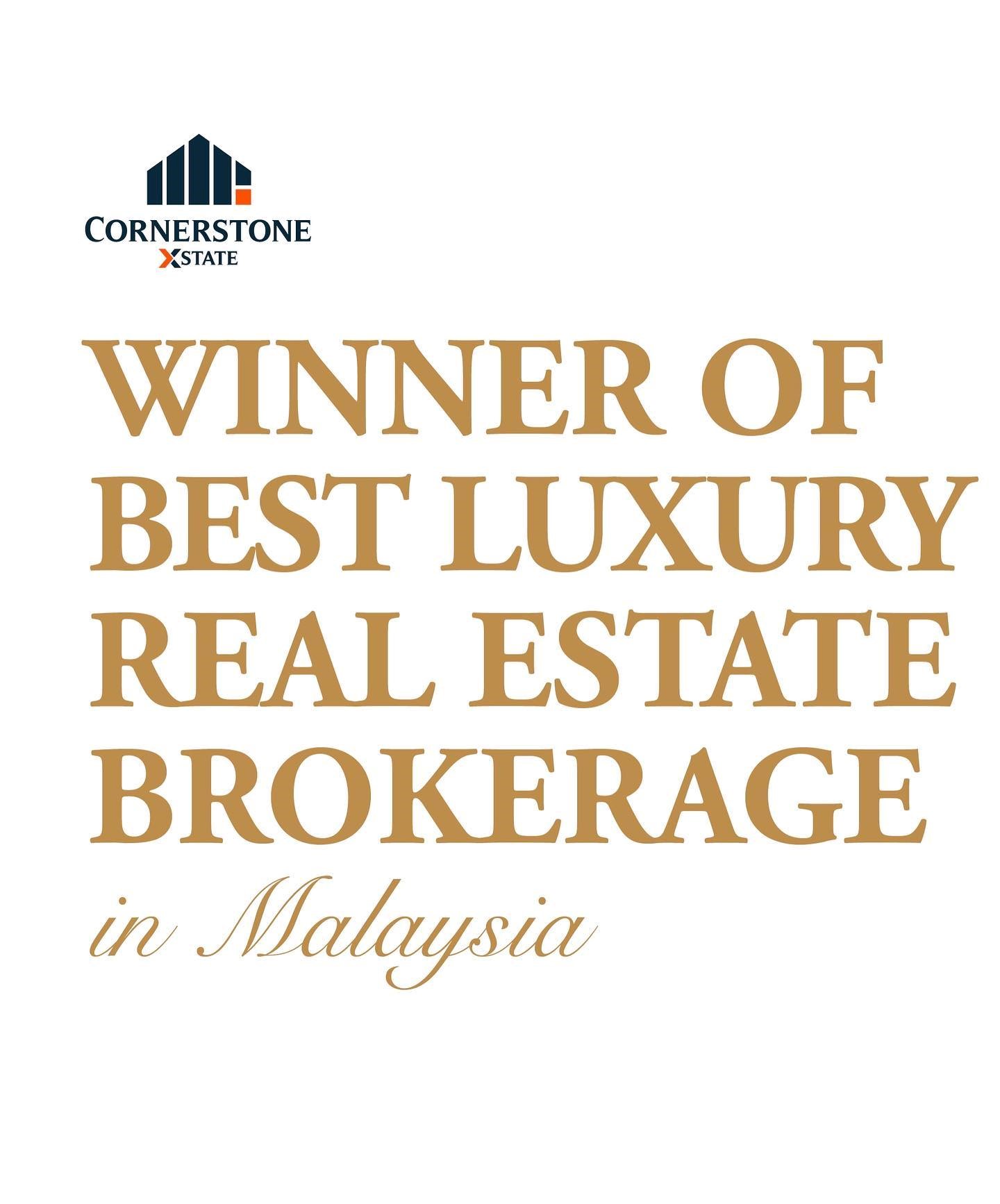 Winner of Best Luxury Real Estate Brokerage in Malaysia