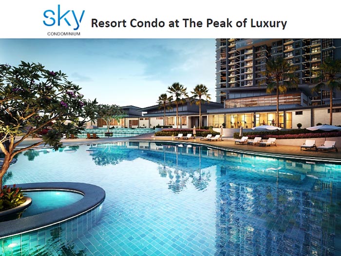 Elegant swimming pool Sky Condominium